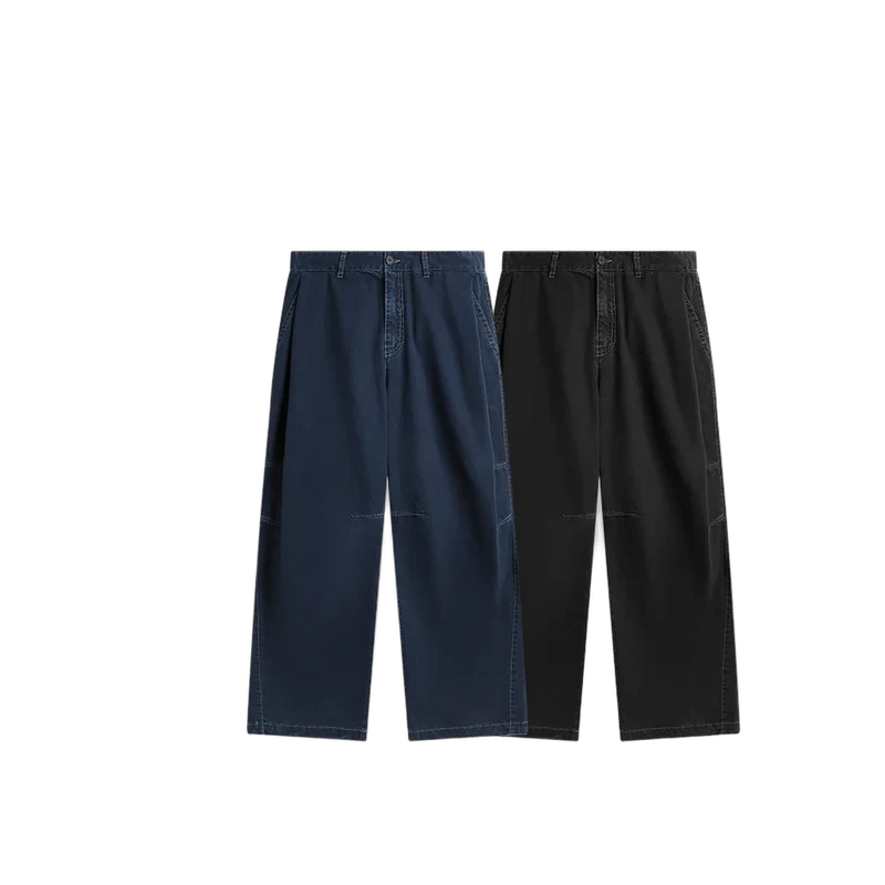 The Washed Wide Leg Trousers
