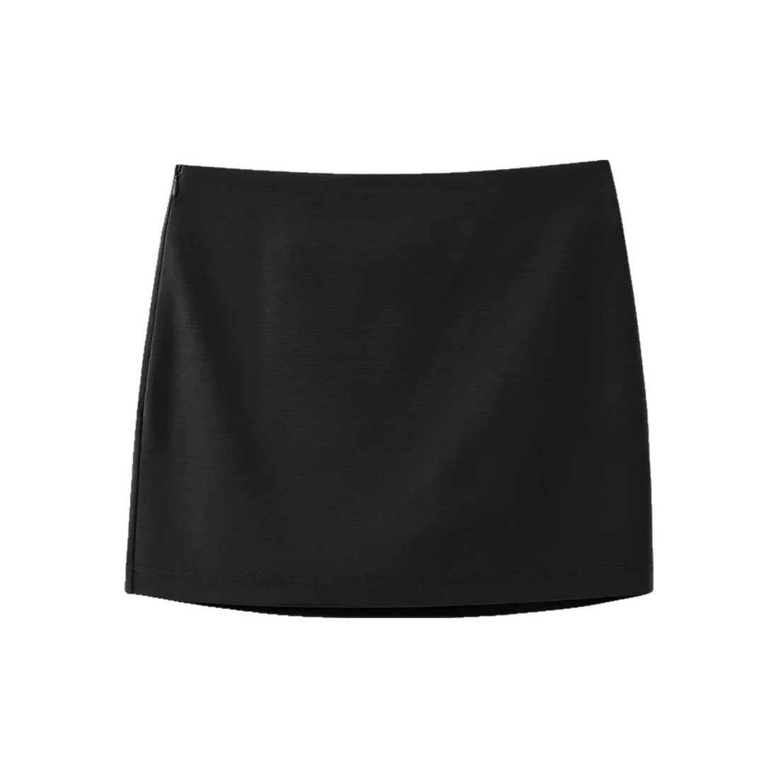 The Straight Leg Mini Skirt