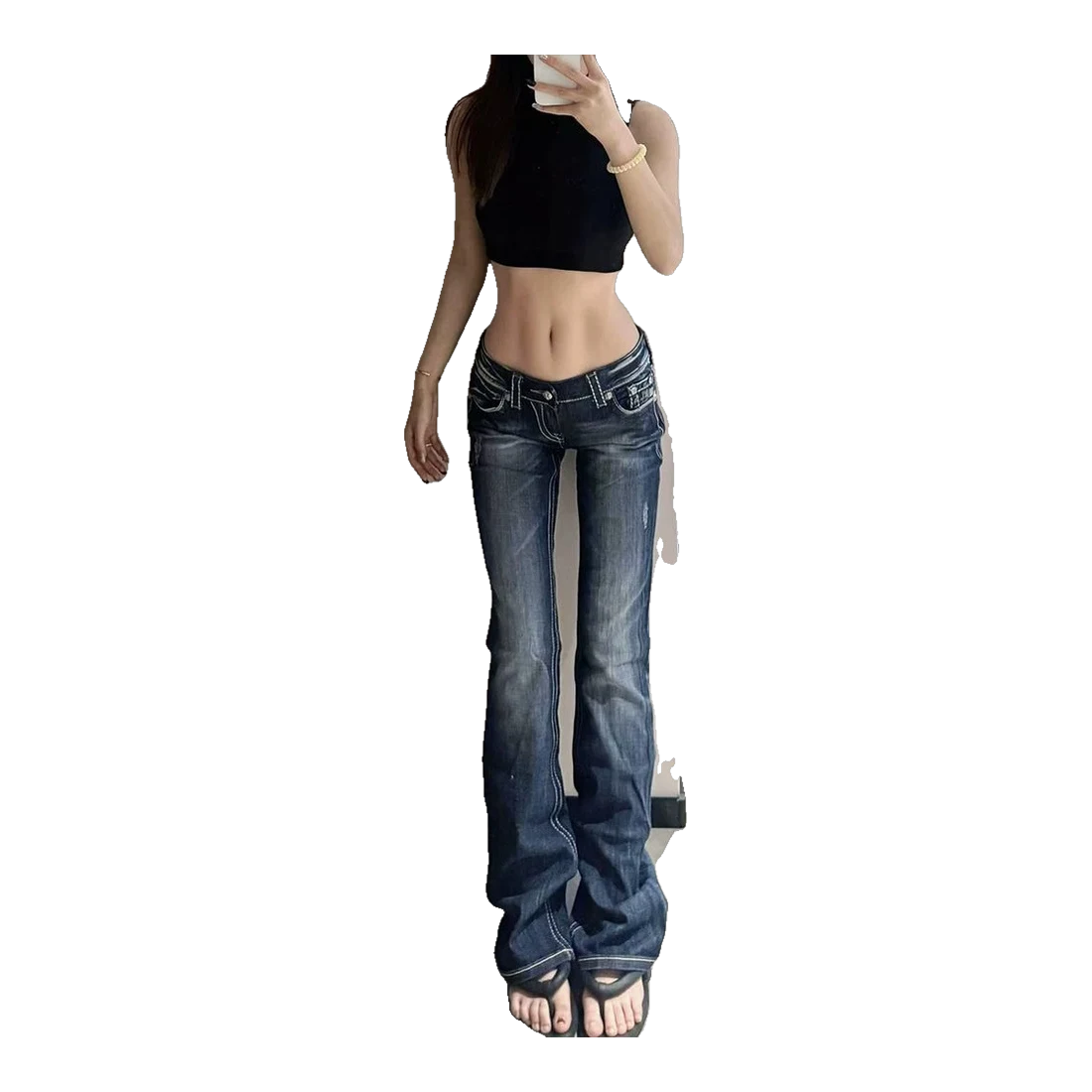The Y2K Embroidered Jeans