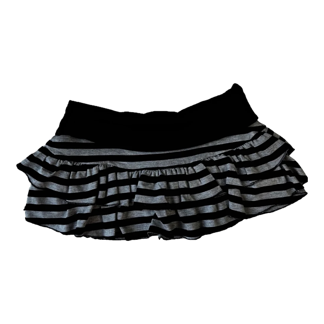 The Y2K Striped Mini Skirt