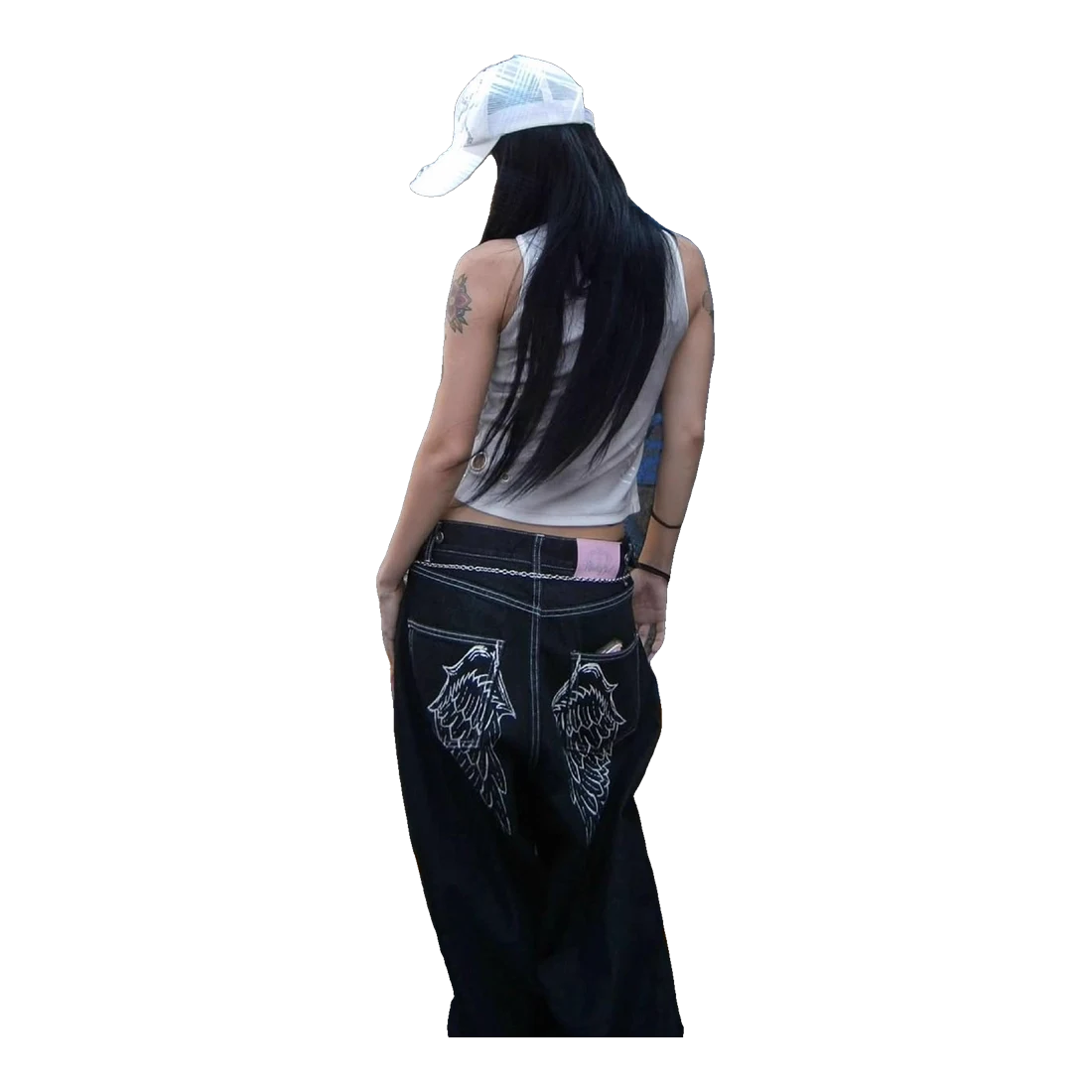 The Y2K Embroidered Trousers